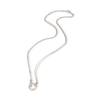 Cartier White Gold Diamond Love Necklace 3
