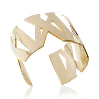 Tiffany & Co. Yellow Gold Atlas Wide Cuff Bracelet 4