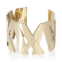 Tiffany & Co. Yellow Gold Atlas Wide Cuff Bracelet fv