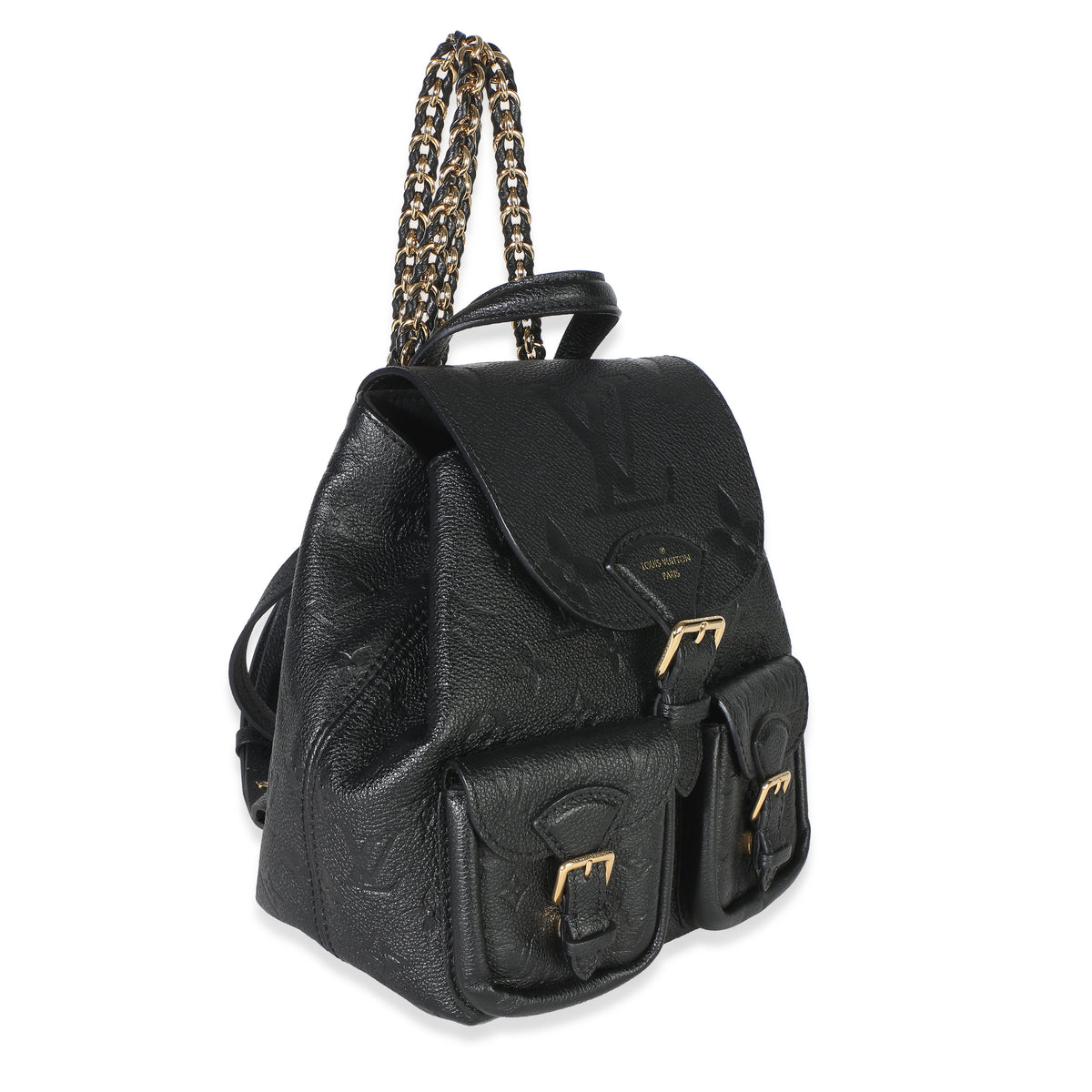 Louis Vuitton Black Giant Monogram Empreinte Backup Backpack Handbag 3