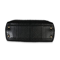 Chanel Black Python Medium Coco Top Handle Bag Handbag 5