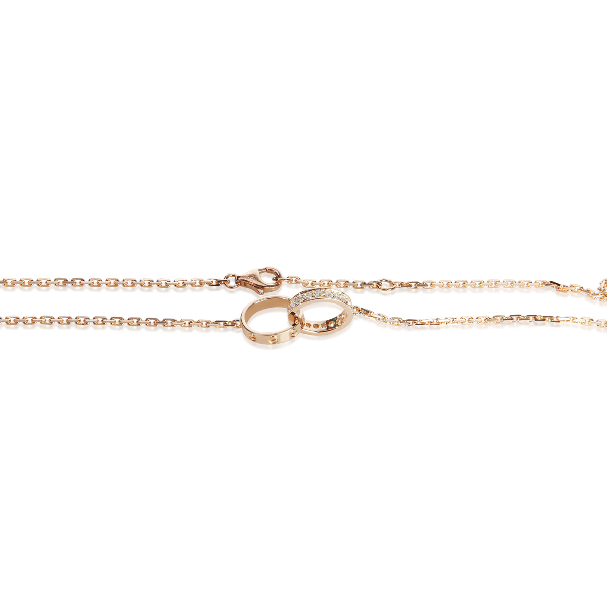 Cartier Rose Gold Diamond Love Necklace 2
