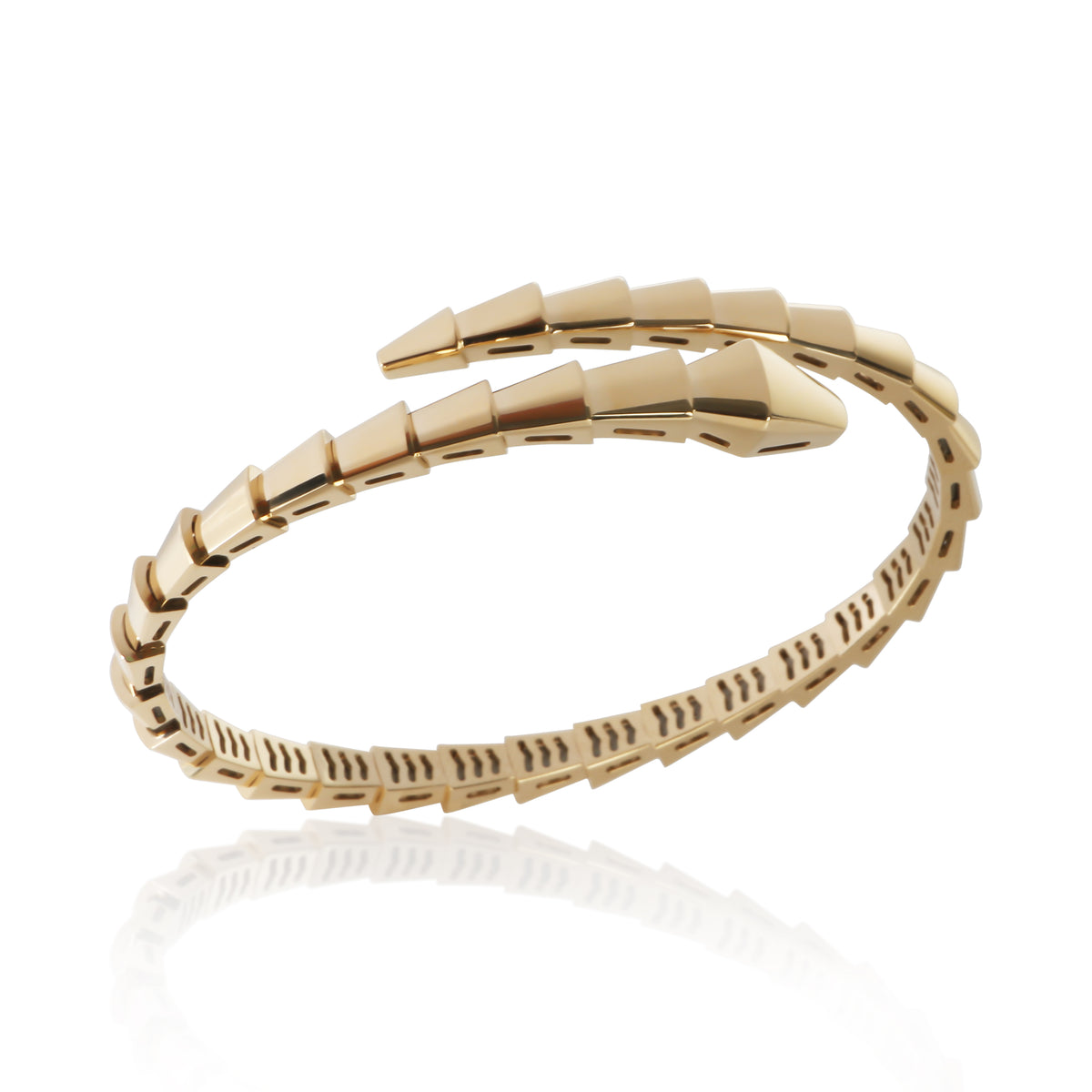 BVLGARI Yellow Gold Serpenti Viper Bracelet 4