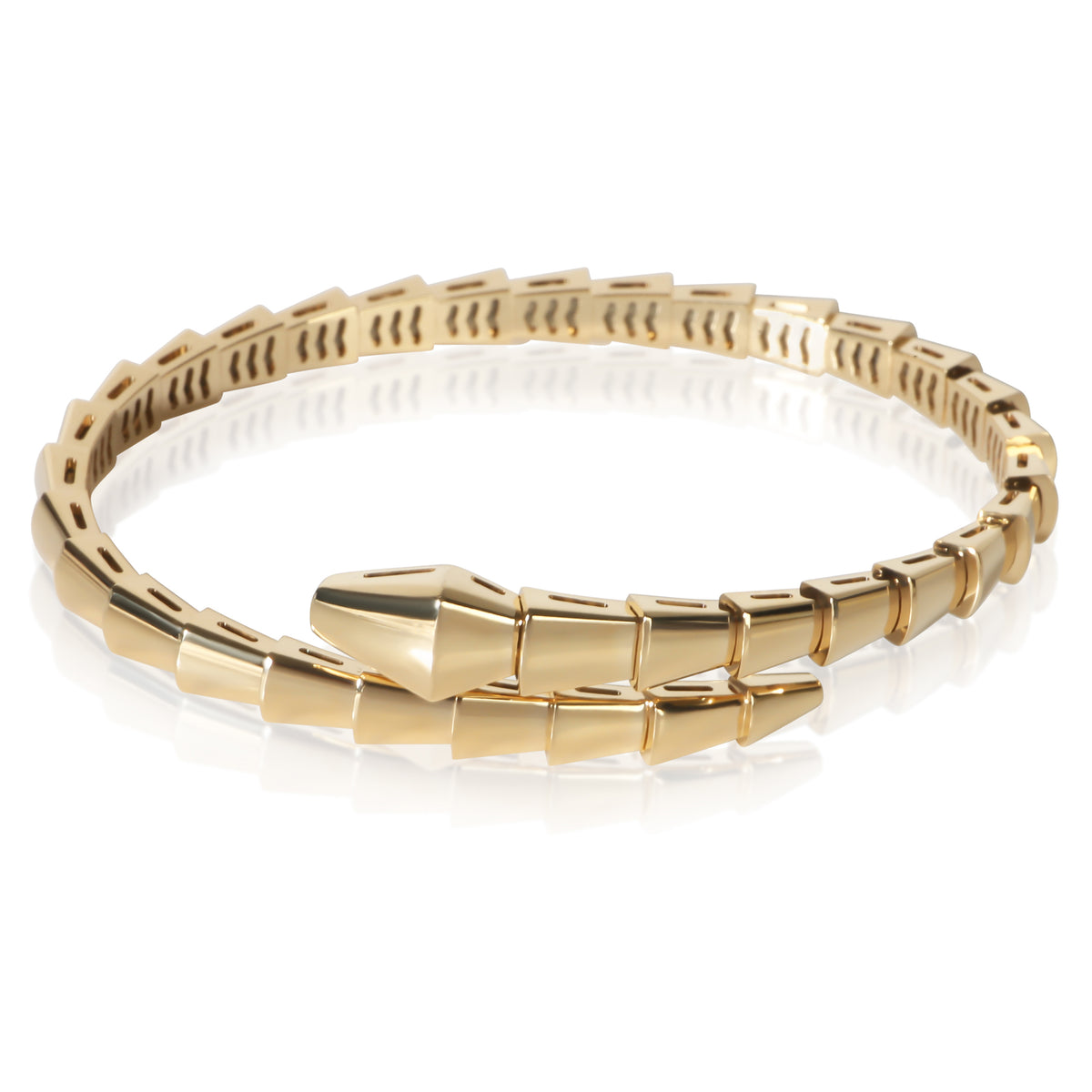 BVLGARI Yellow Gold Serpenti Viper Bracelet fv