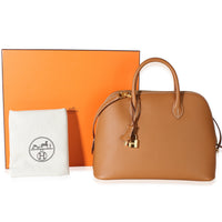 Hermès Gold Epsom Bolide 30 GHW Handbag 8