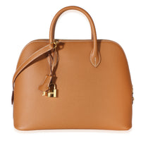 Hermès Gold Epsom Bolide 30 GHW Handbag fv