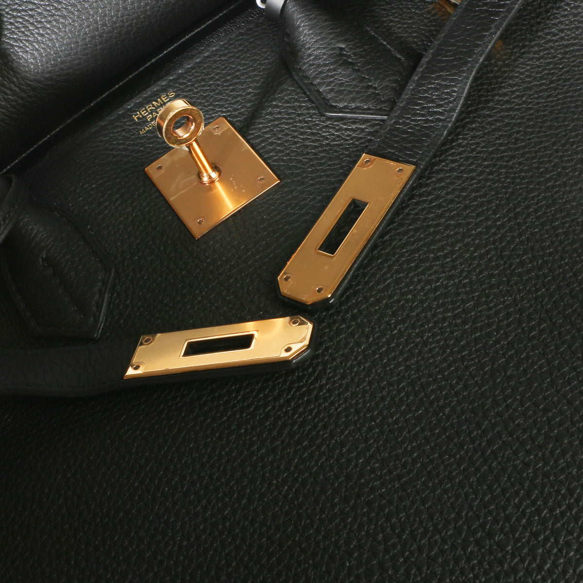 Hermès Black Togo Birkin 30 RGHW Handbag 10