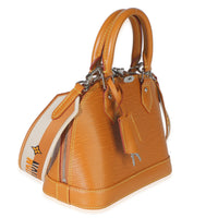 Louis Vuitton Gold Honey Epi Jacquard Alma BB Handbag 3