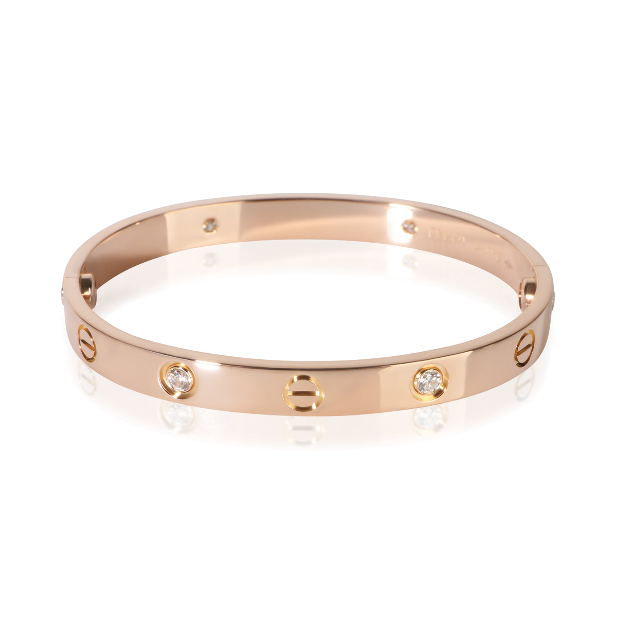 Cartier Rose Gold Diamond Love Bracelet 3