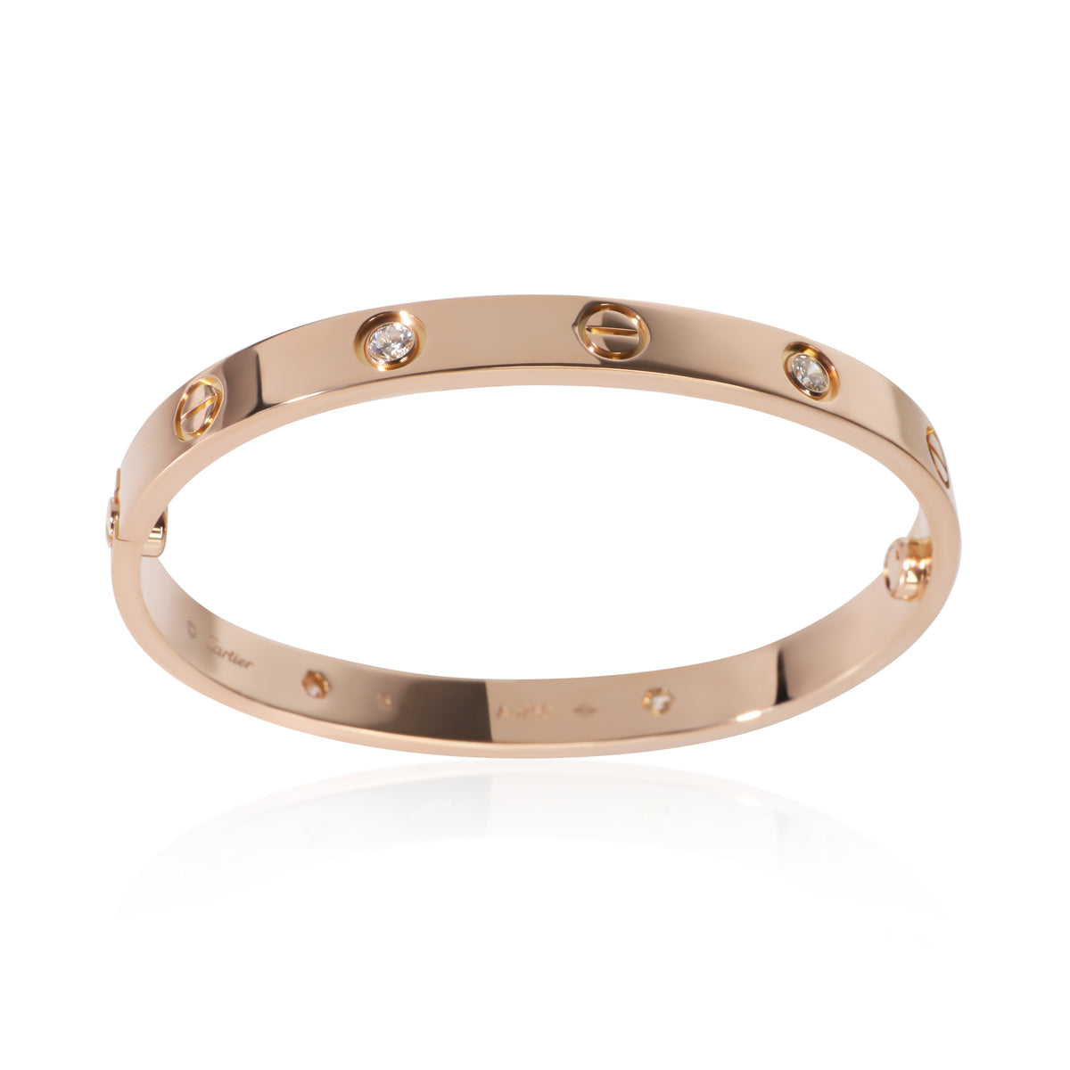 Cartier Rose Gold Diamond Love Bracelet 5
