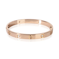 Cartier Rose Gold Diamond Love Bracelet fv