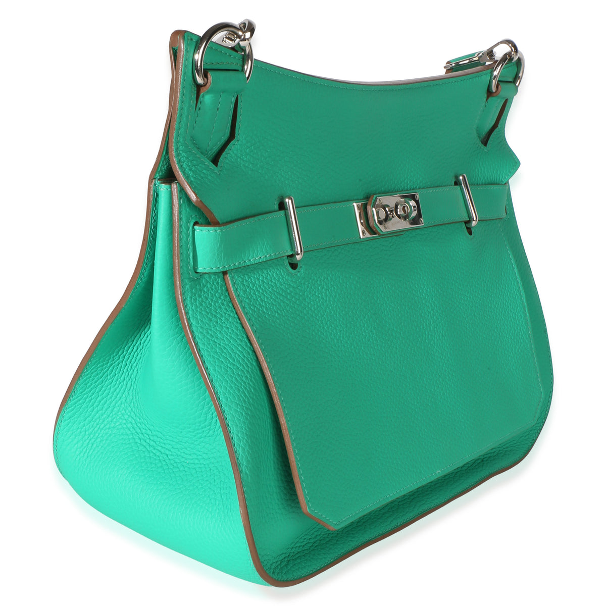 Hermès Menthe Clemence Jypsiere 34 PHW Handbag 3