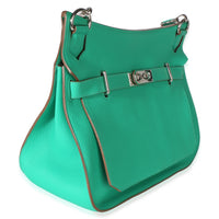 Hermès Menthe Clemence Jypsiere 34 PHW Handbag 3