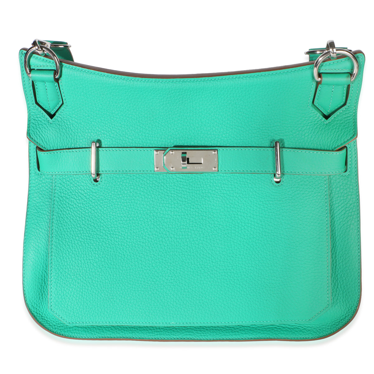 Hermès Menthe Clemence Jypsiere 34 PHW Handbag fv