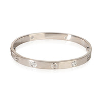 Cartier White Gold Diamond Love Bracelet 5