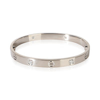 Cartier White Gold Diamond Love Bracelet fv