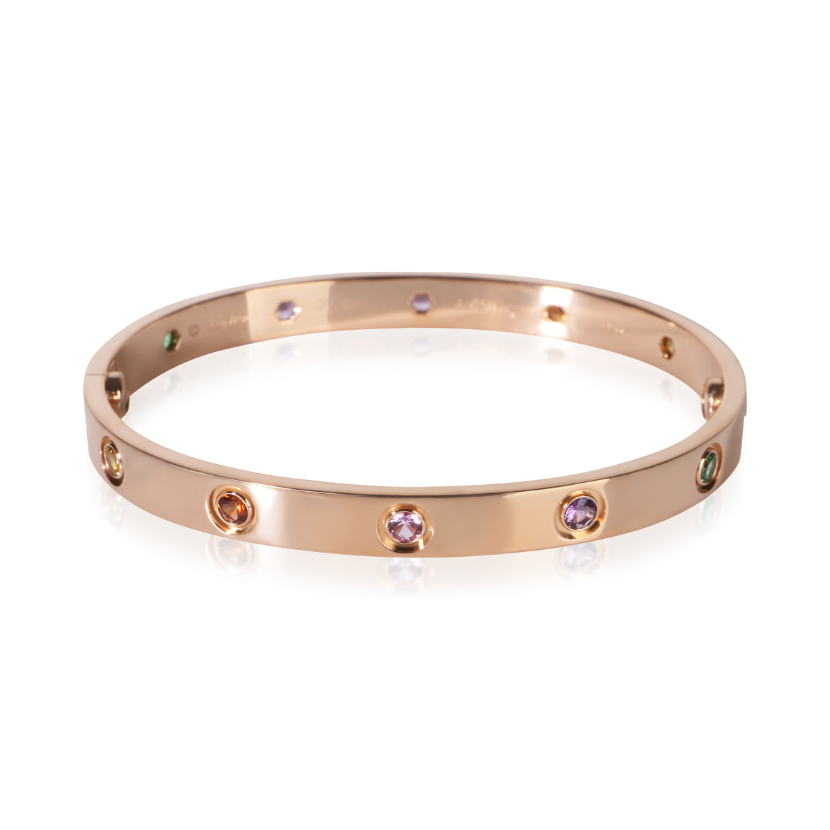 Cartier Rose Gold Rainbow Love Bracelet 2