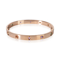 Cartier Rose Gold Rainbow Love Bracelet 2