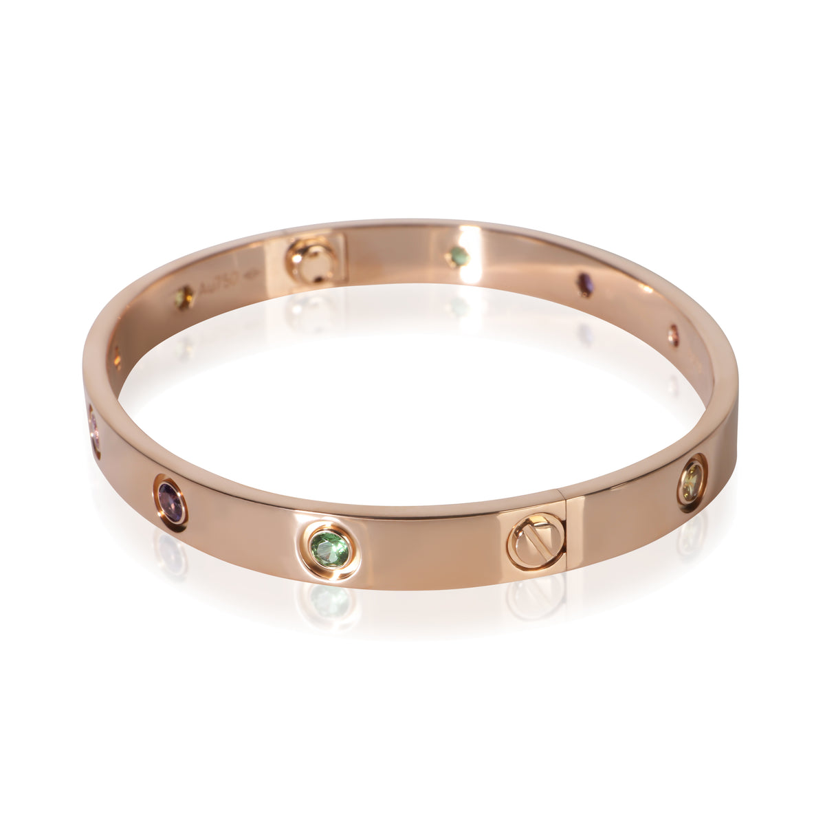 Cartier Rose Gold Rainbow Love Bracelet 3