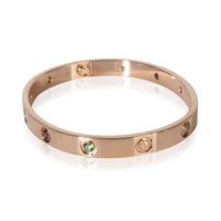 Cartier Rose Gold Rainbow Love Bracelet 3