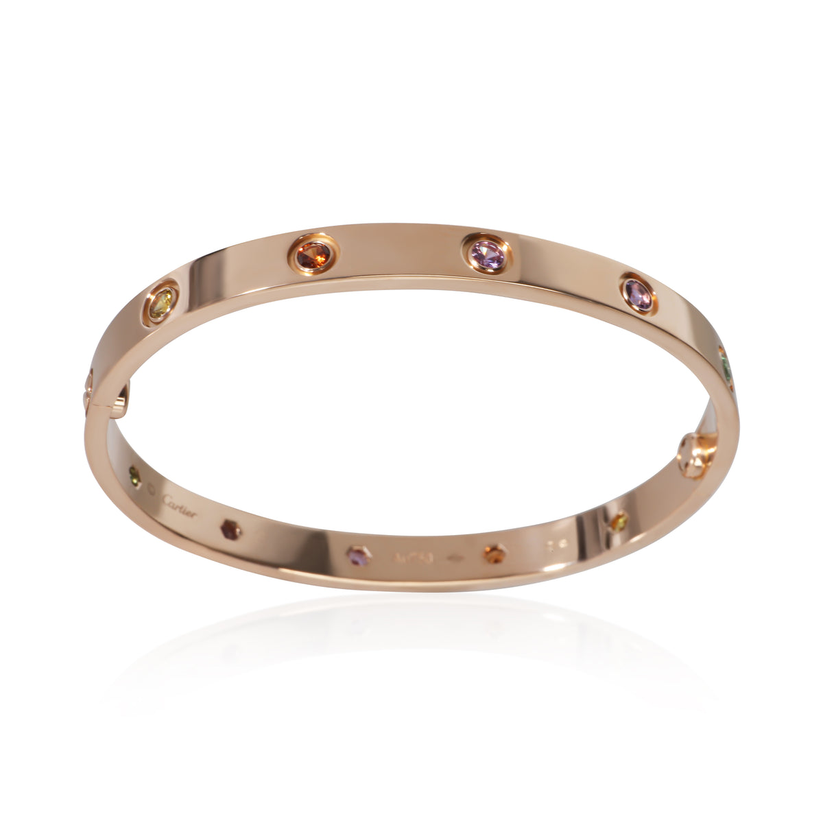Cartier Rose Gold Rainbow Love Bracelet 4