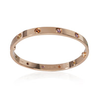 Cartier Rose Gold Rainbow Love Bracelet 4