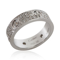 Cartier White Gold Diamond Love Ring 5