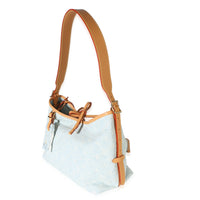 Louis Vuitton Blue Monogram Denim CarryAll PM Handbag 2