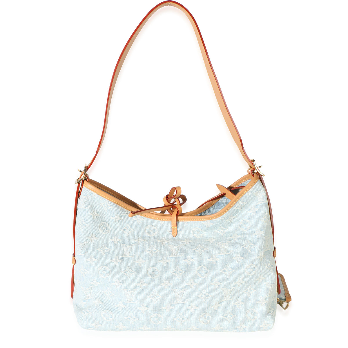 Louis Vuitton Blue Monogram Denim CarryAll PM Handbag 4