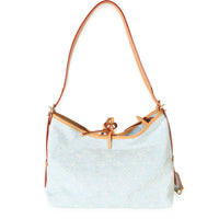 Louis Vuitton Blue Monogram Denim CarryAll PM Handbag 4
