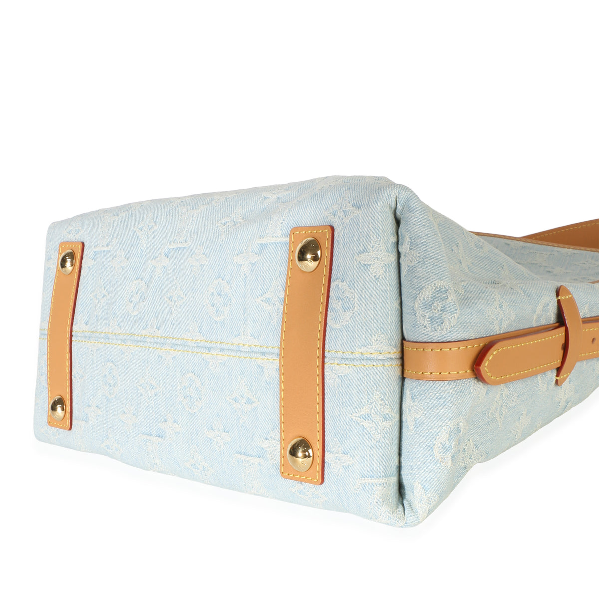 Louis Vuitton Blue Monogram Denim CarryAll PM Handbag 6