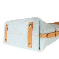 Louis Vuitton Blue Monogram Denim CarryAll PM Handbag 6
