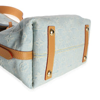 Louis Vuitton Blue Monogram Denim CarryAll PM Handbag 7
