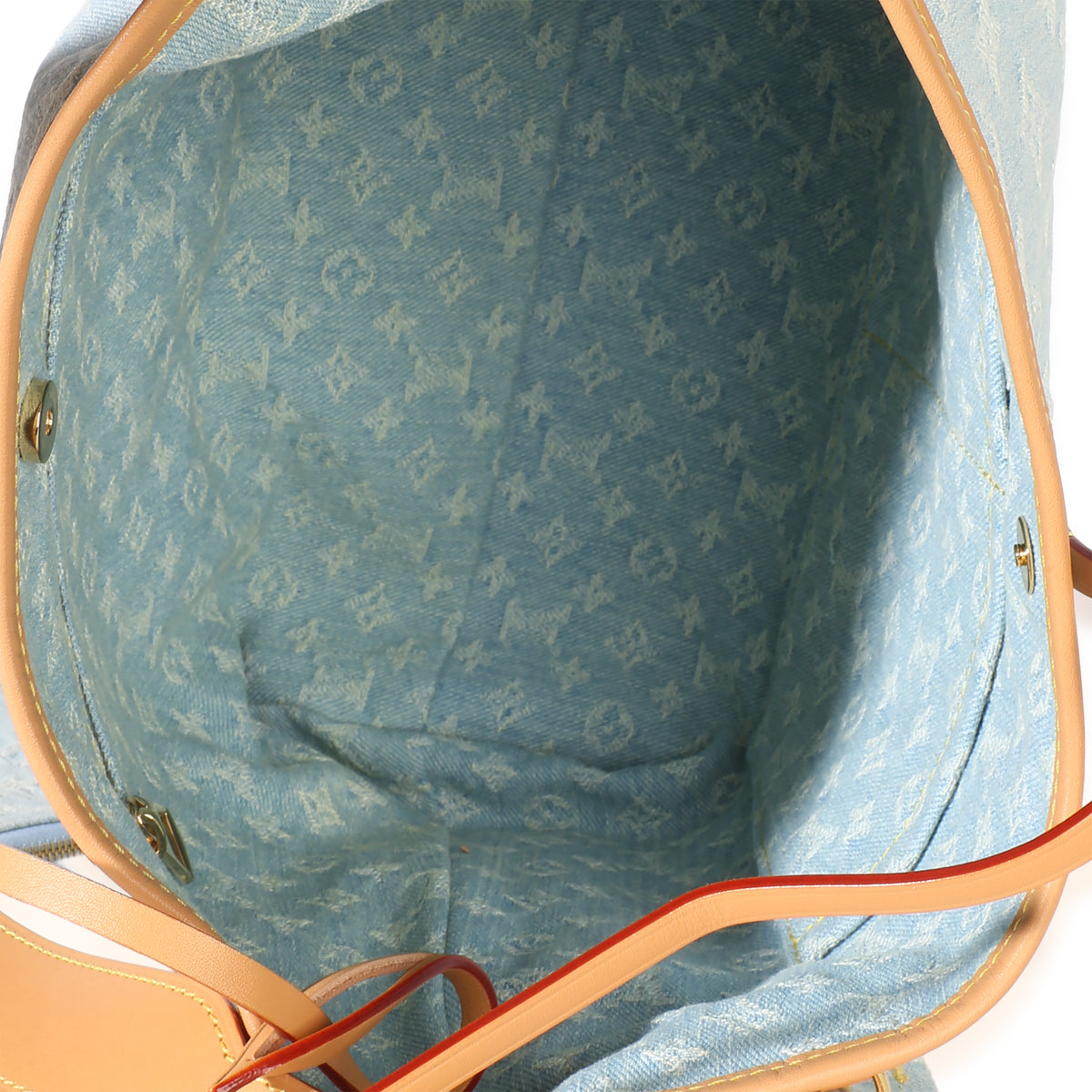 Louis Vuitton Blue Monogram Denim CarryAll PM Handbag 8