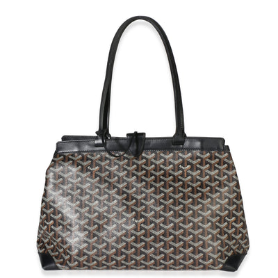 Goyard Black ine Canvas Bellechasse PM Handbag fv