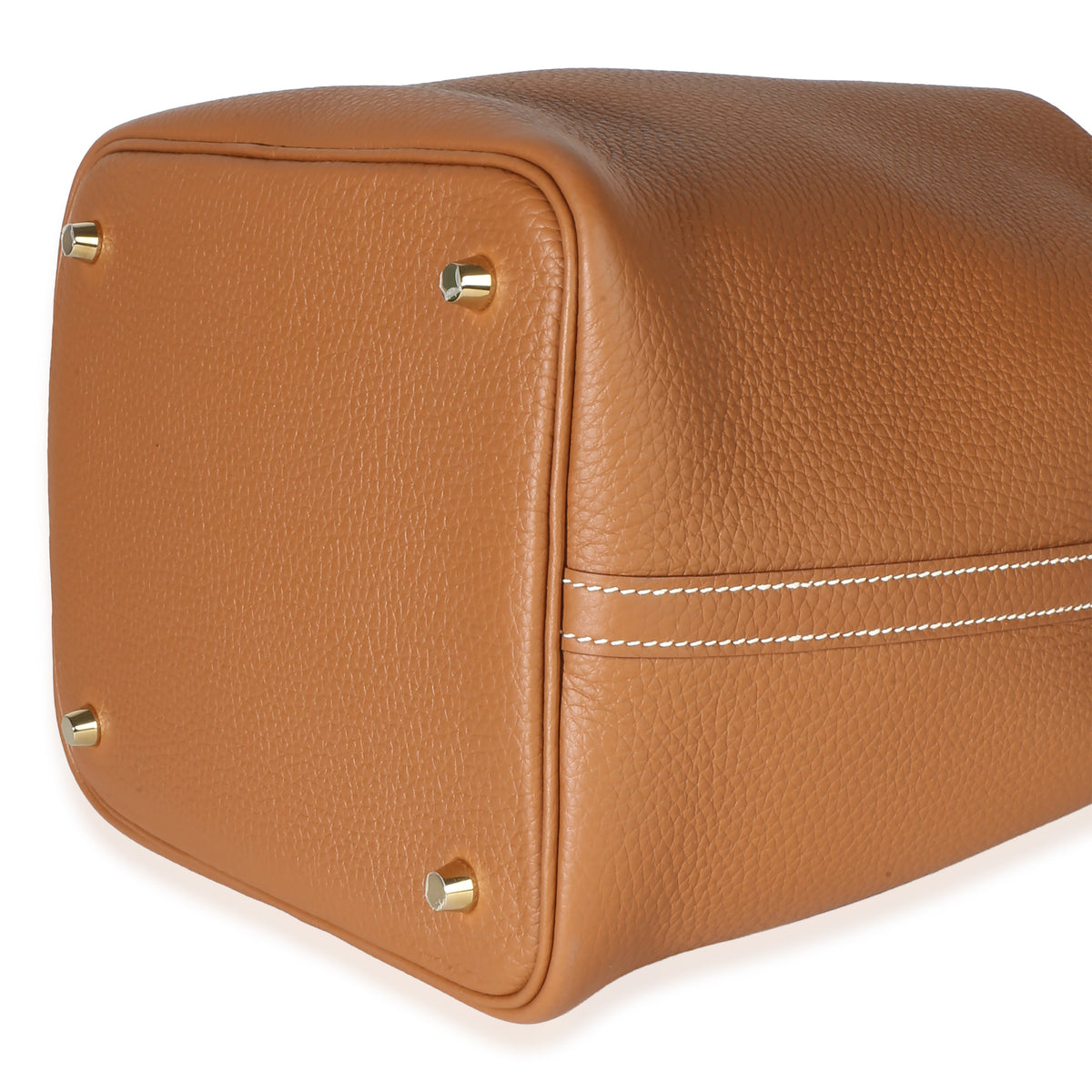 Hermès Gold Clemence Picotin Lock 22 GHW Handbag 6