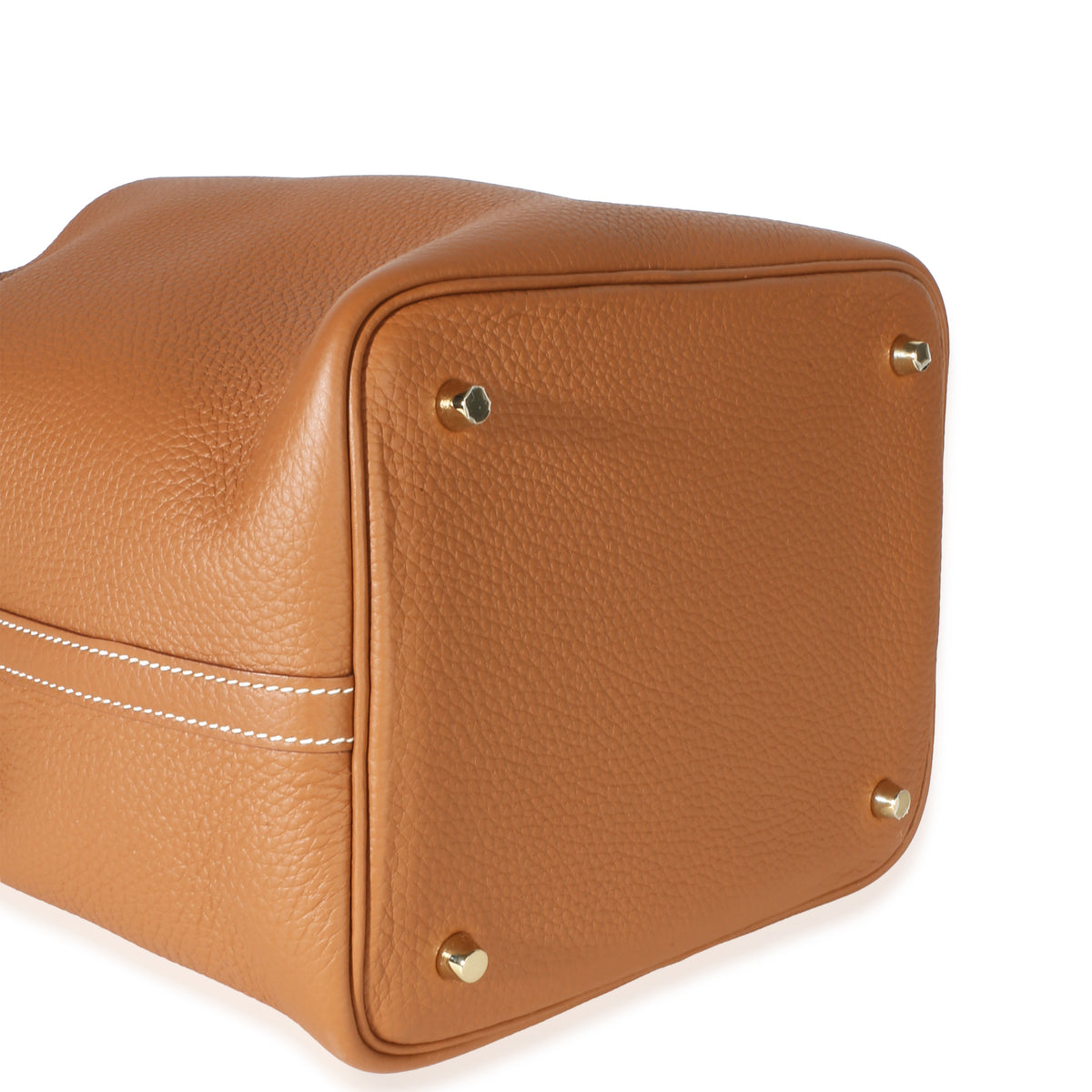 Hermès Gold Clemence Picotin Lock 22 GHW Handbag 7