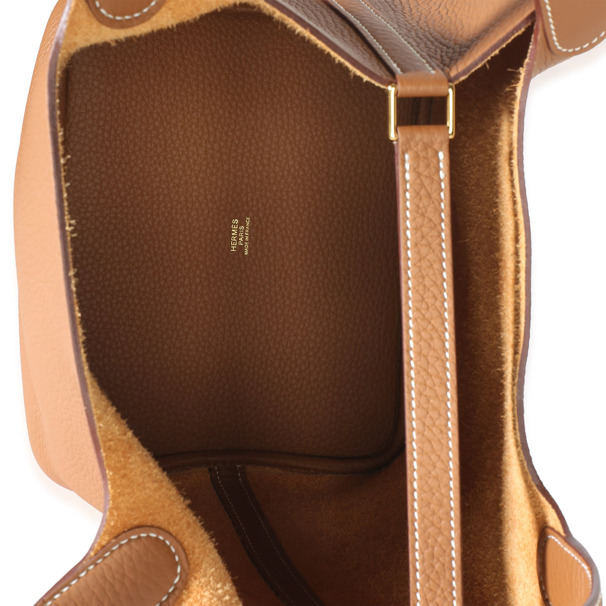 Hermès Gold Clemence Picotin Lock 22 GHW Handbag 8