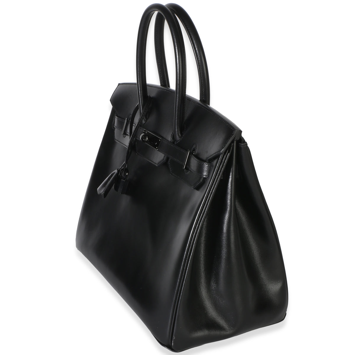 Hermès Black Box So Black Birkin 35 PVD Handbag 2
