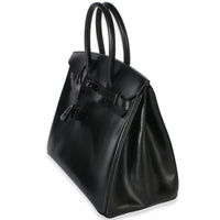 Hermès Black Box So Black Birkin 35 PVD Handbag 2