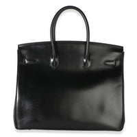 Hermès Black Box So Black Birkin 35 PVD Handbag 4