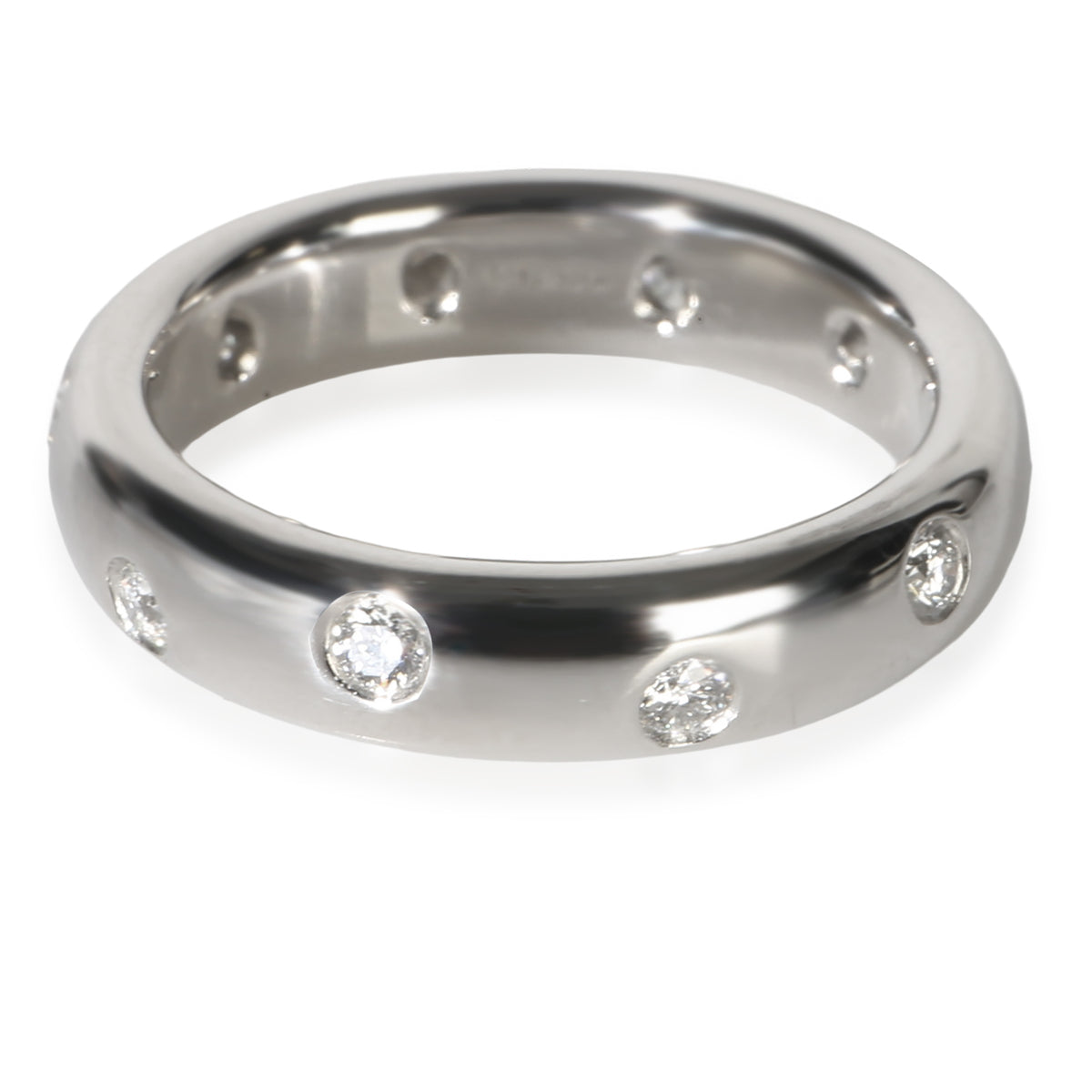 Tiffany & Co. Platinum Diamond Etoile Ring fv