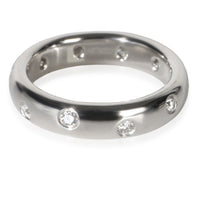 Tiffany & Co. Platinum Diamond Etoile Ring fv