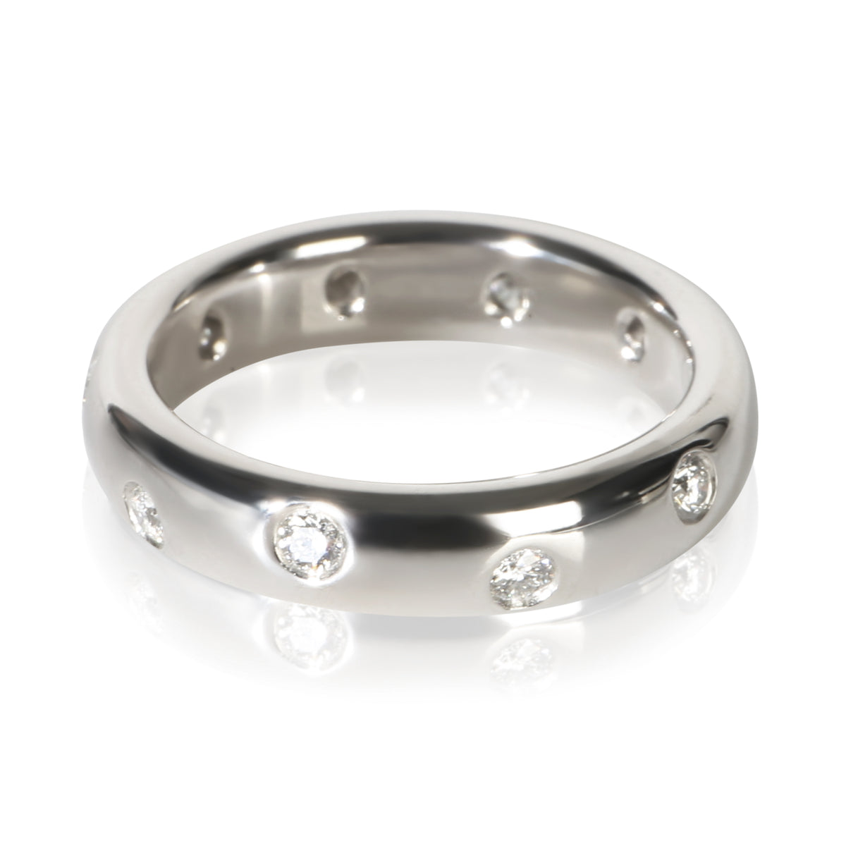 Tiffany & Co. Platinum Diamond Etoile Ring fv