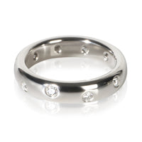 Tiffany & Co. Platinum Diamond Etoile Ring fv