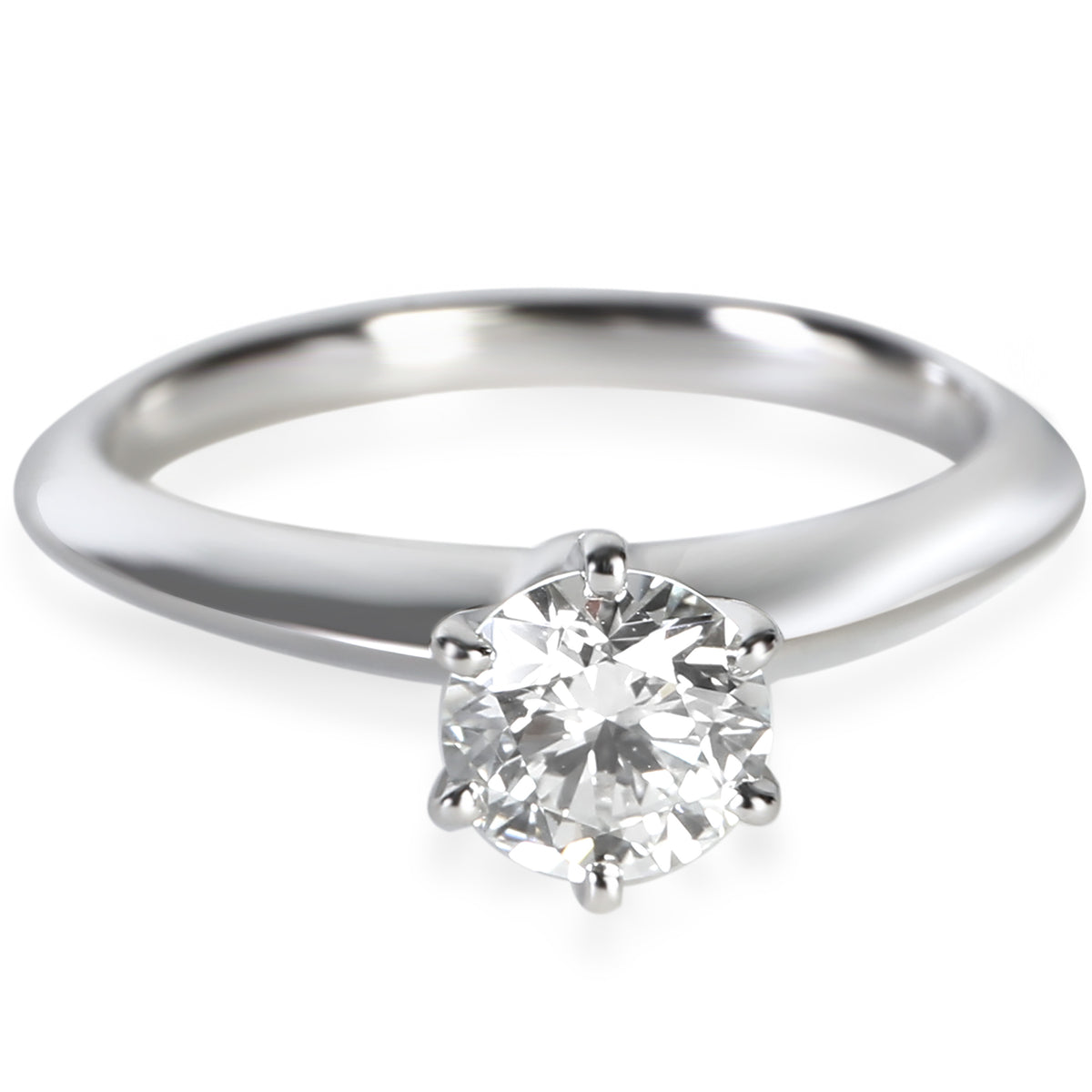 Tiffany & Co. 0.67 ct Round Brilliant Diamond Engagement Ring fv