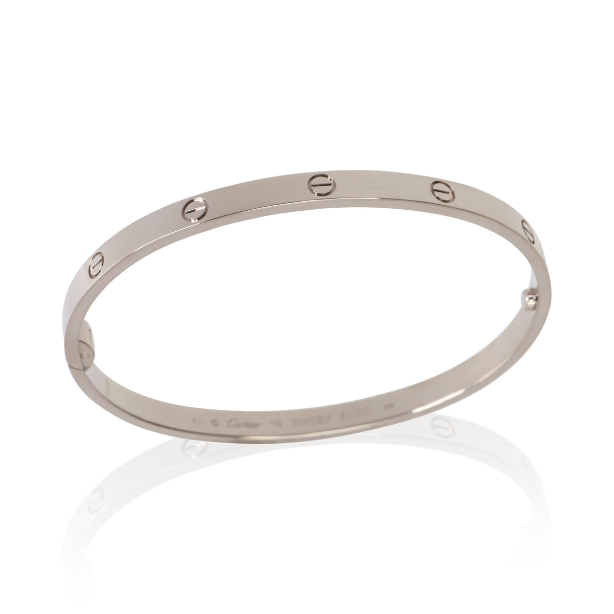 Cartier White Gold Medium Model Love Bracelet 4