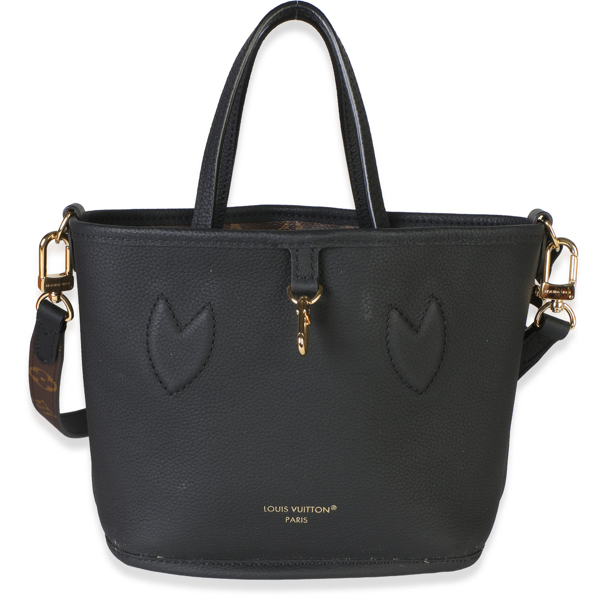 Louis Vuitton Black Monogram Canvas Neverfull Bandouliere Inside Out BB Handbag 11