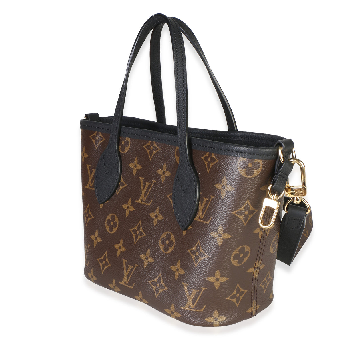 Louis Vuitton Black Monogram Canvas Neverfull Bandouliere Inside Out BB Handbag 2