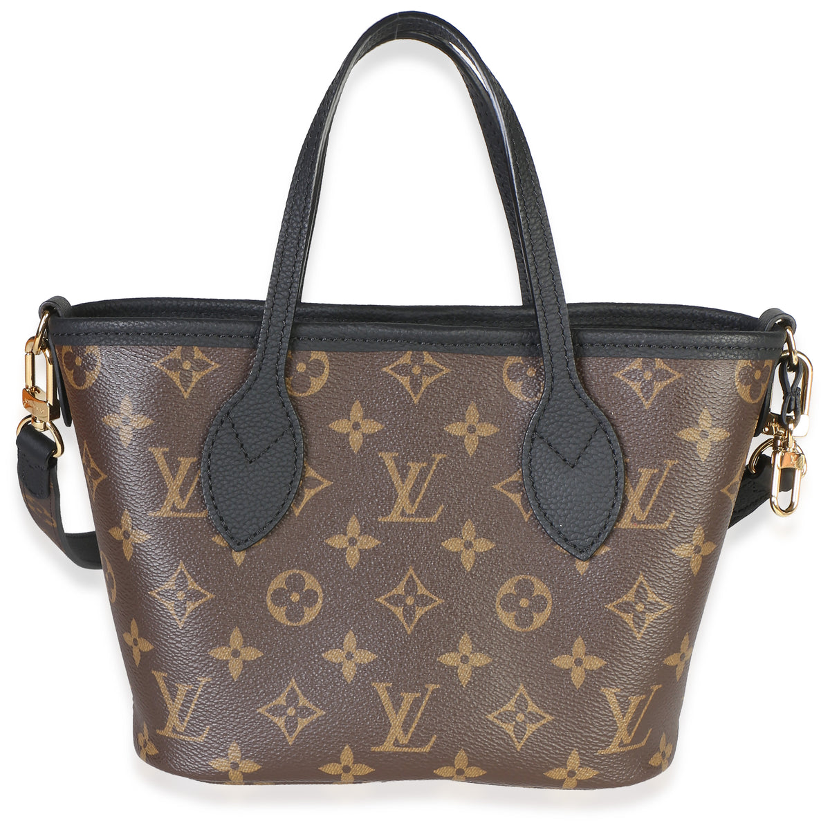 Louis Vuitton Black Monogram Canvas Neverfull Bandouliere Inside Out BB Handbag 3